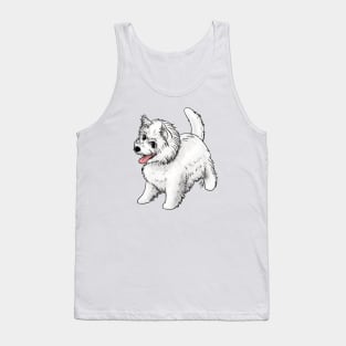 Dog - West Highland Terrier - Heidi Design Tank Top